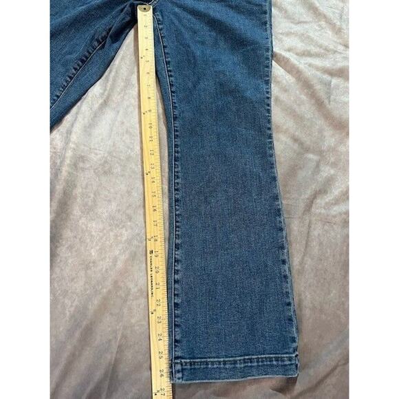 Madewell Womens Mid Rise Kick Out Crop Jeans Bootcut Medium Wash Blue 28 NWOT - Picture 7 of 9